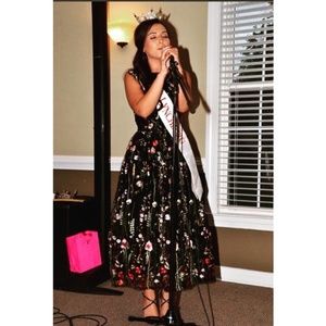 In Full Bloom embroidered dress by Wight Elephant